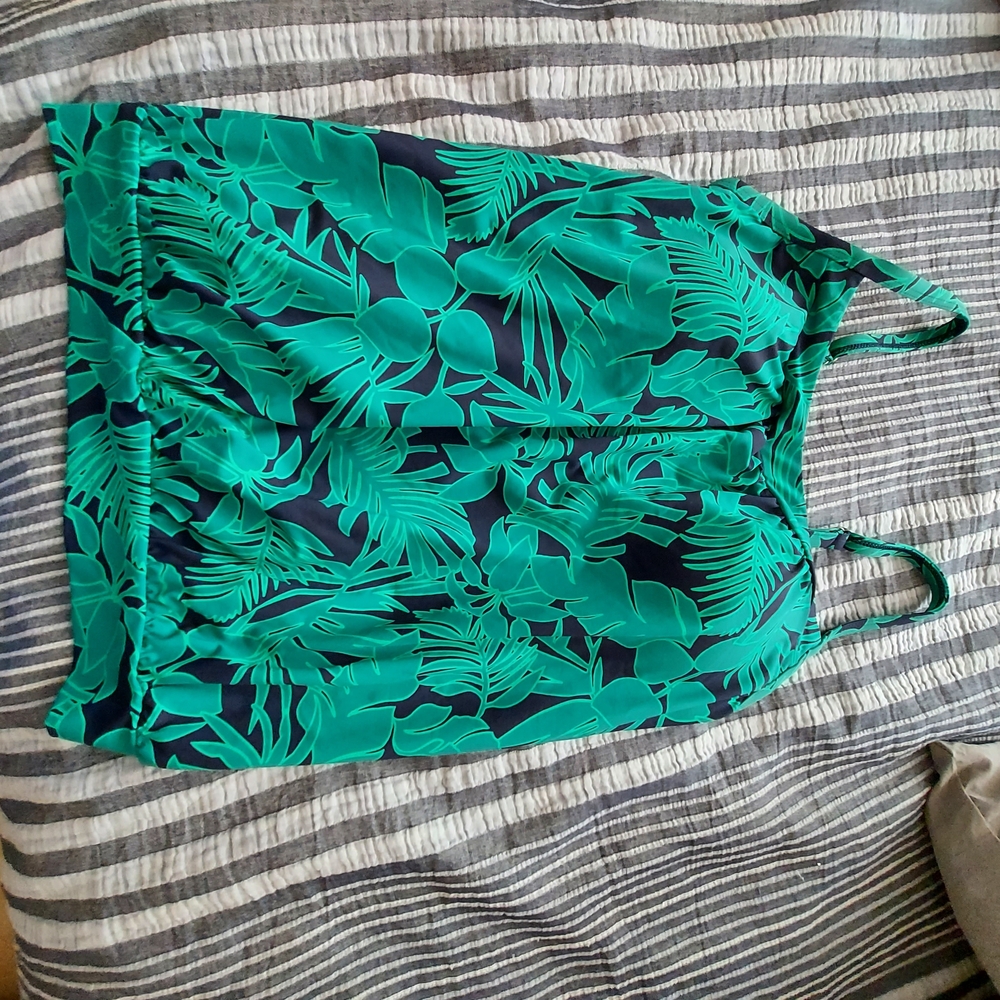 Lands' End Tropical Tankini Top